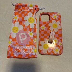 Loopy Case x Kristen Hancher - Pink and Orange Floral